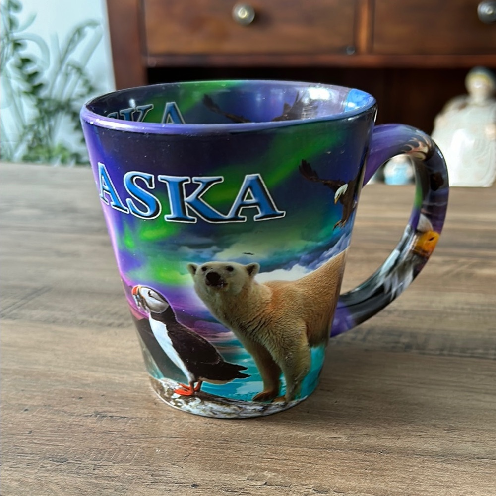 Colorful Alaska Wildlife coffee Mug 10 onzes